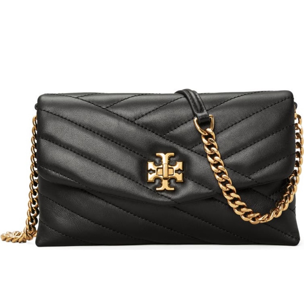 Tory burch Kira chevron wallet on a chain